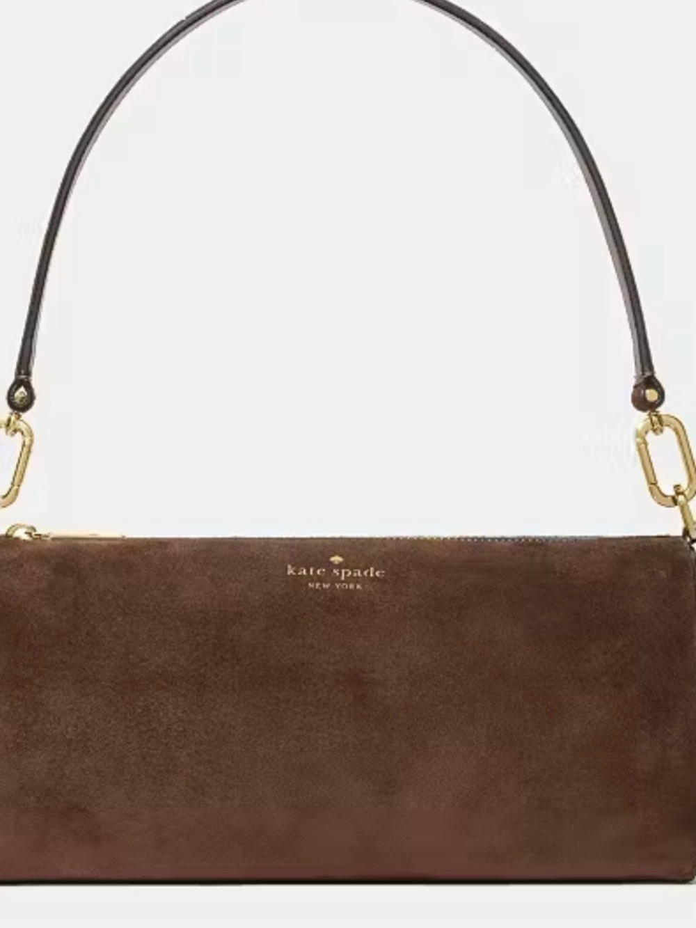 Kate Spade New York Roulette Medium Suede Shoulder Bag NWT - Picture 10 of 10